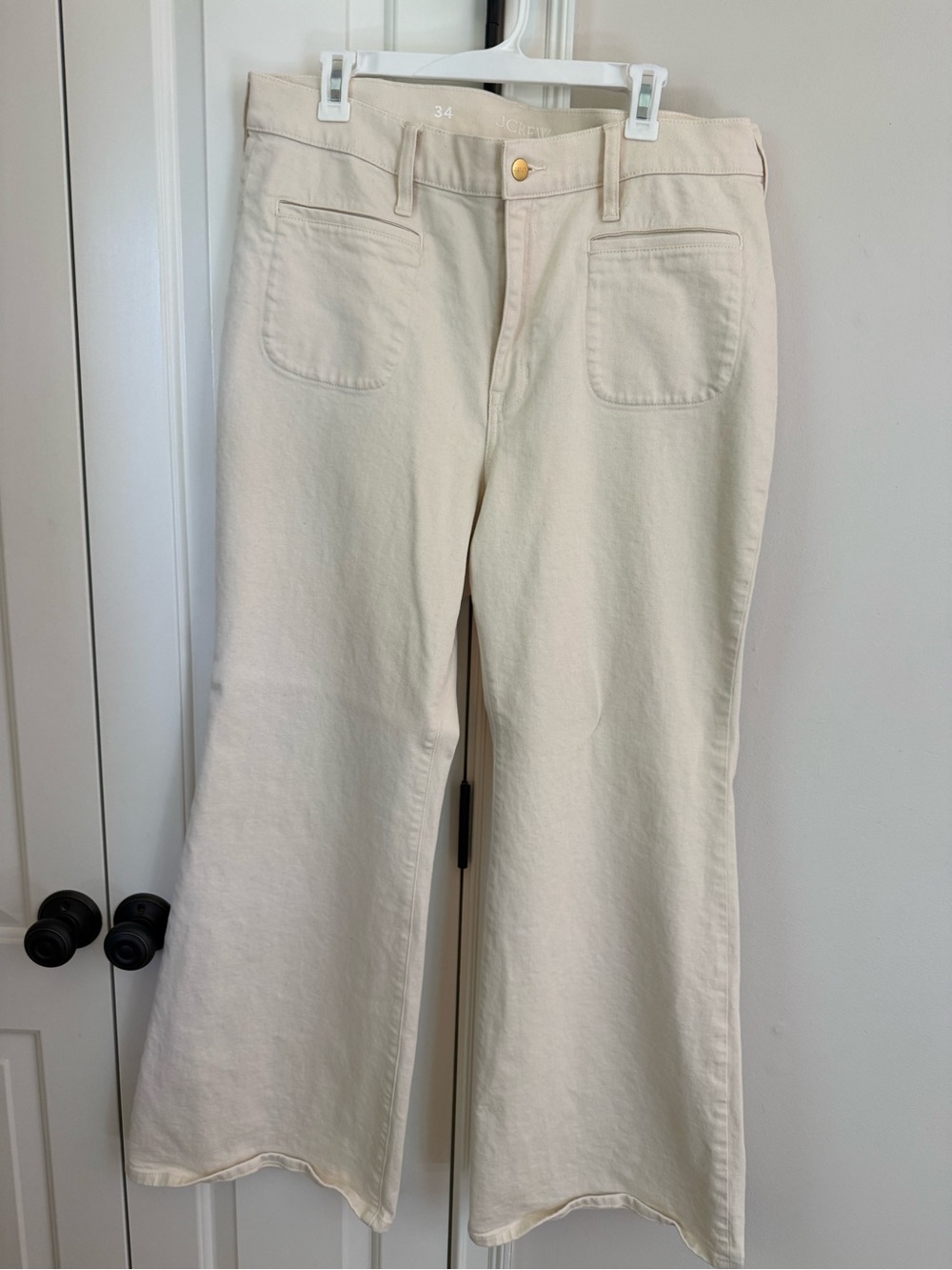 J.Crew vintage flare jean size 34 ecru - Picture 2 of 2